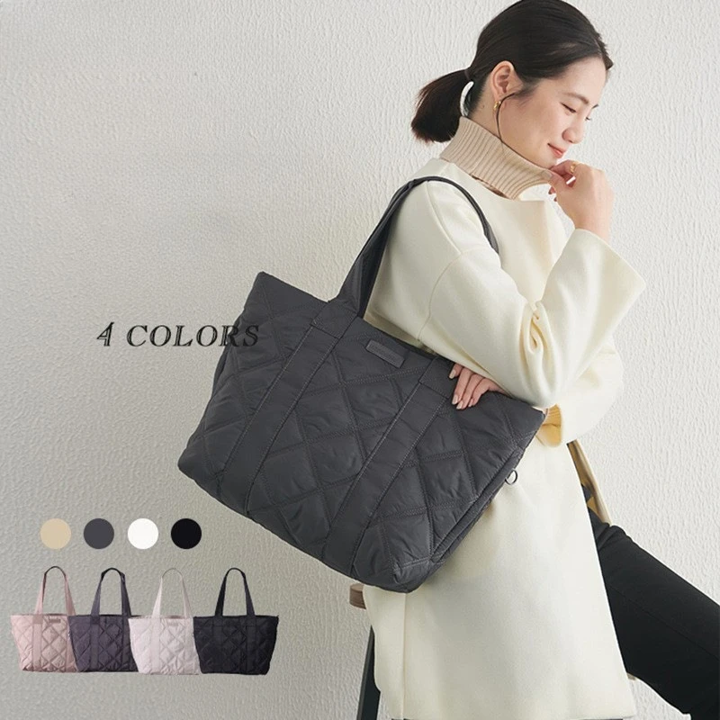 

YIFAN Women Shoulder Bag Large Capacity, Strong and Druable Nylon Fabric Soft Touch for Shopping Travel