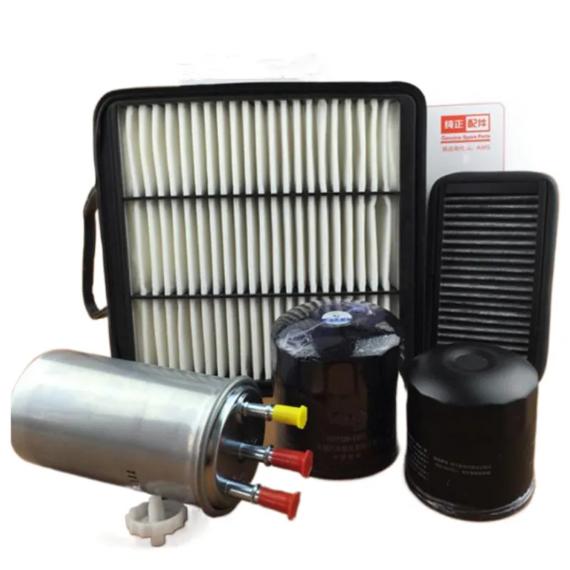 FILTER KIT GWM V200 FOR GREAT WALL WINGLE 5 6 EURO STEED 5 6 HAVAL H3 H5 H6,DIESEL ENGINE GW4D20 2.0 BEFORE 2013 YEARS 1KIT/5PCS