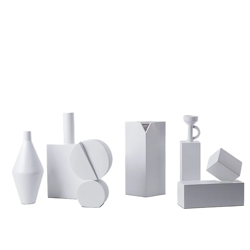 

Geometric ornament series, resin material, home decoration ornament, soft decoration