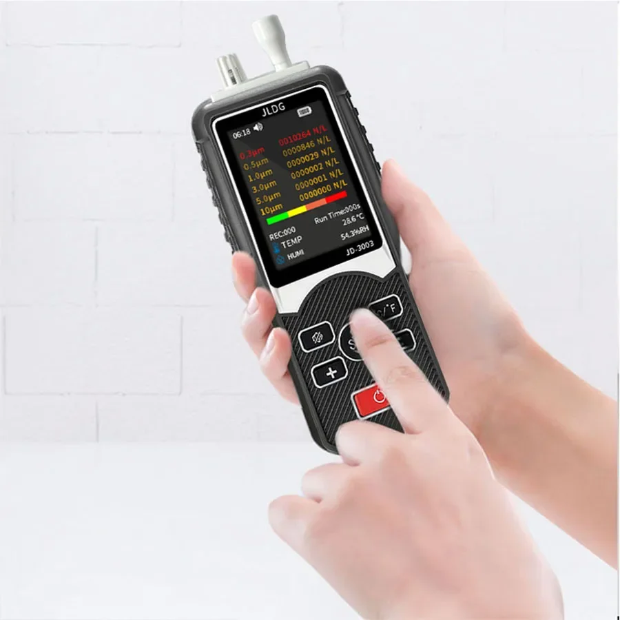 3003PM2.5 Dust Particle Counter Particulate Monitor Air Quality Sensitivity Test 6-Channel 0.3/0.5/1.0/3.0/5.0/10μm