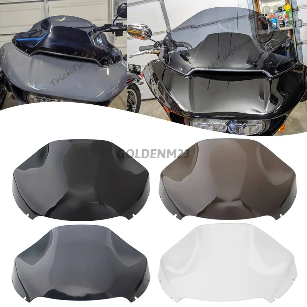 13-inch-motorcycle-windshield-for-harley-road-glide-3-special-st-ultra-limited-cvo-se-2015-2025-black-smoke-clear-tea-windshield
