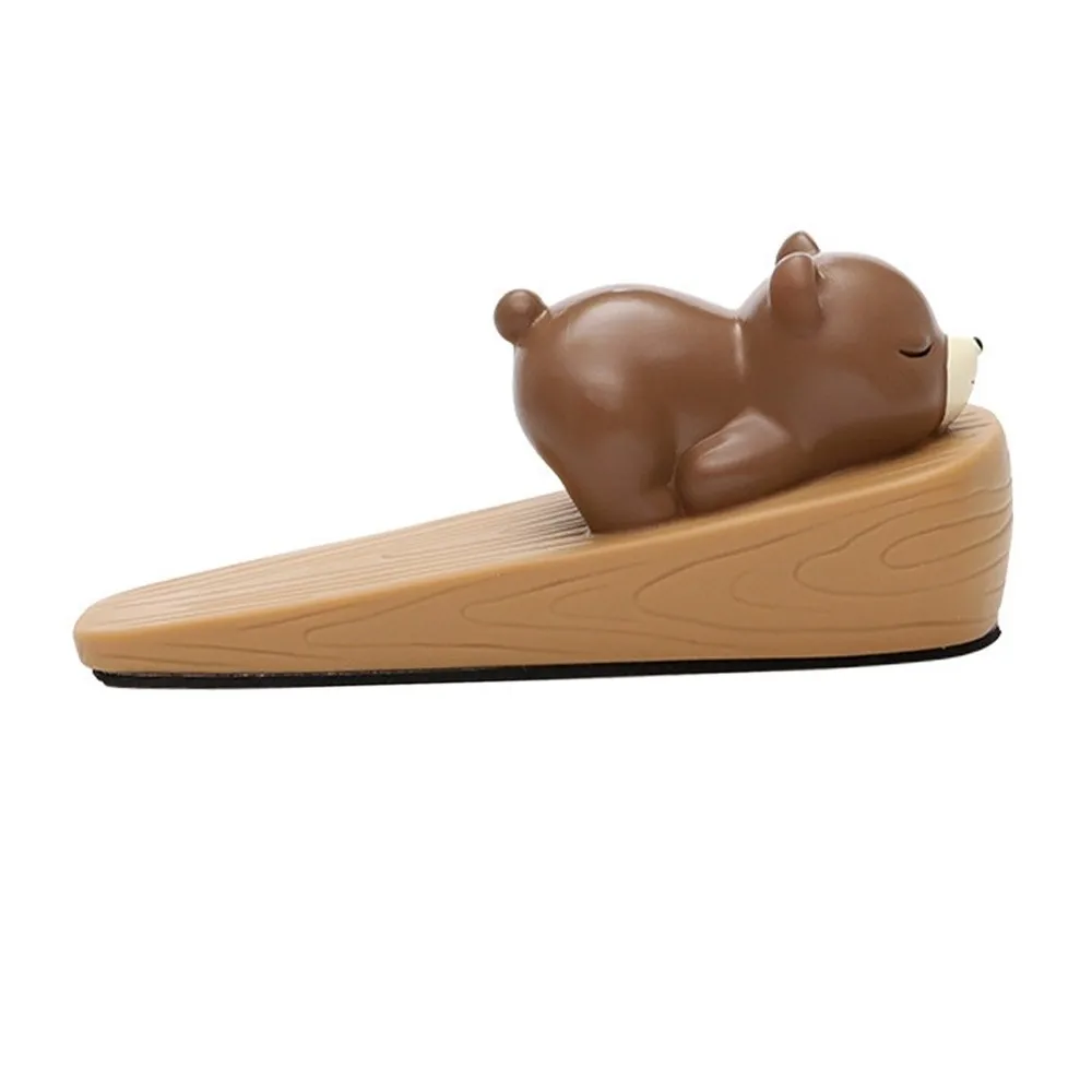 المحمولة الحيوان الباب سدادة منع الاصطدام القنفذ لطيف الباب وقف الدب جرو يندبروف الباب سدادة ديكور المنزل #4