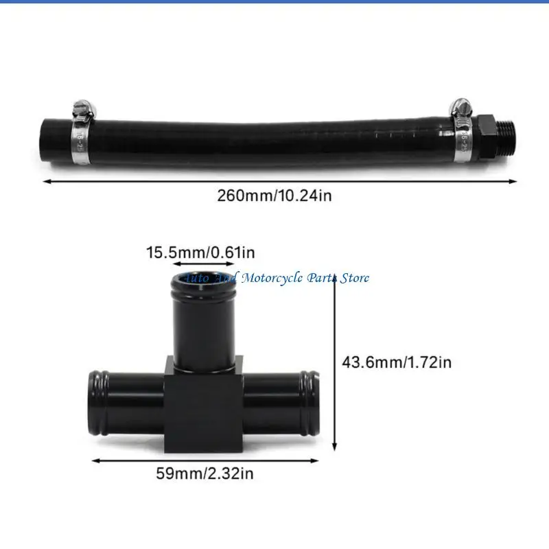 P9FD Wärme Beständig Auto Kühler Motor Zylinder Kühlung Schlauch Adapter 4 Kühlmittel Modul Kompatibel Für LGT FXT EJ20 EJ25 – Detail 5
