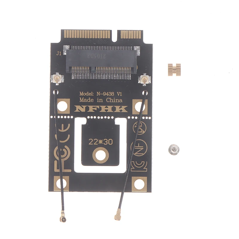 Адаптер M.2 NGFF на Mini PCI-E (PCIe + USB) для M.2 Wifi Bluetooth плата Wireless Wlan Card Intel AX200 9260 8265 для ноутбука