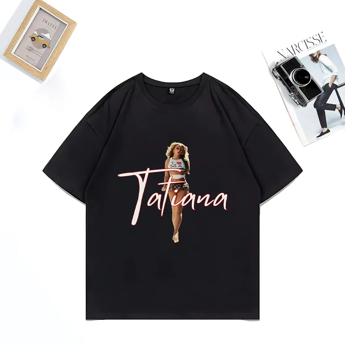 

Tate McRae Tatiana Unisex Cotton short sleeve Tee Men Women Summer Fashion Clothing Street Hip Hop Cotton High Quality T-shirts