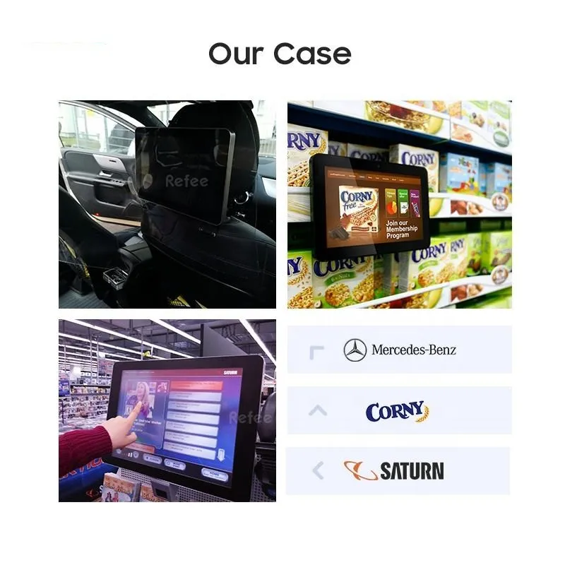 21.5 inch Wall Mounted Advertising Display Digital Signage Android 11 Industrial Panel PC