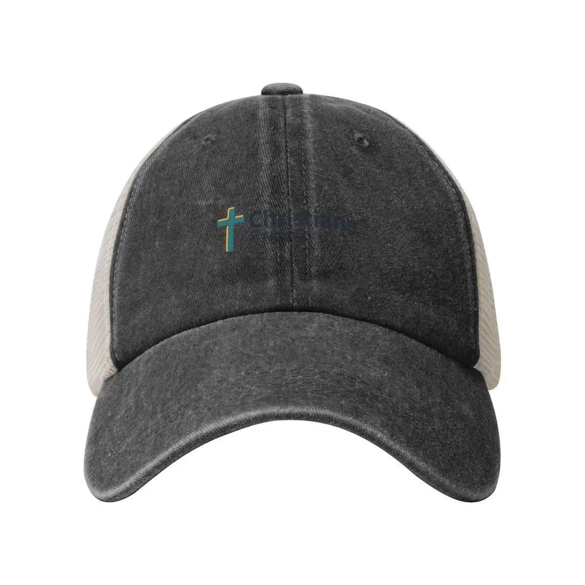 Christians at Amazon Cowboy Mesh Baseball Cap birthday hard hat Men Golf Wear Women's