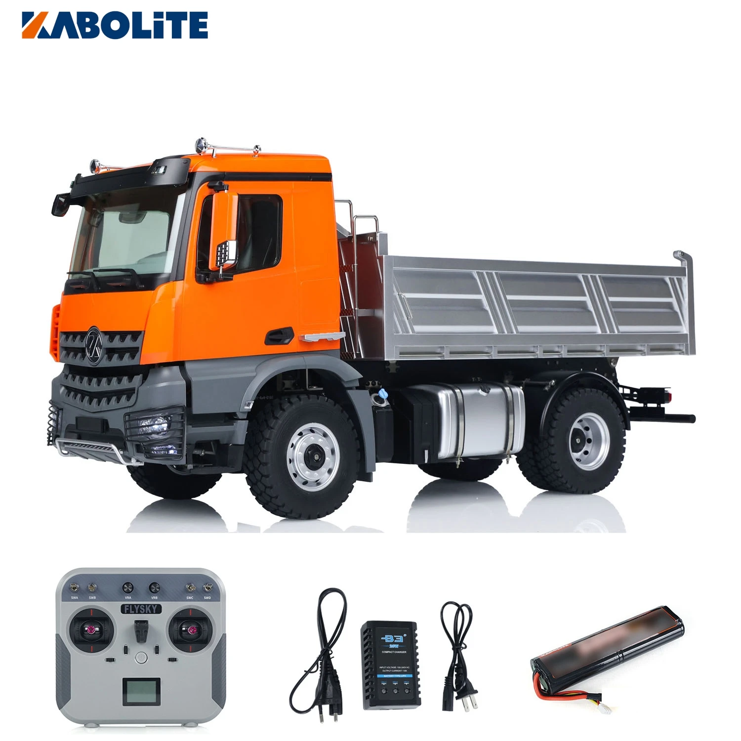 NEW Kabolite 1/14 5701 RC Dump Truck 3 in 1 Mainboard 4x4 Remote Control Tipper Car Sound Light 2-speed Transmission Toys Model