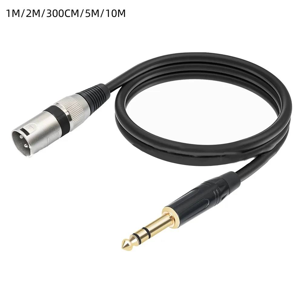 

6.35mm 1/4 Inch TRS Male To XLR Male Audio Stereo Microphone Cable 6.5 Mm 1/4 Inch To XLR Balanced Speaker Mic Cable