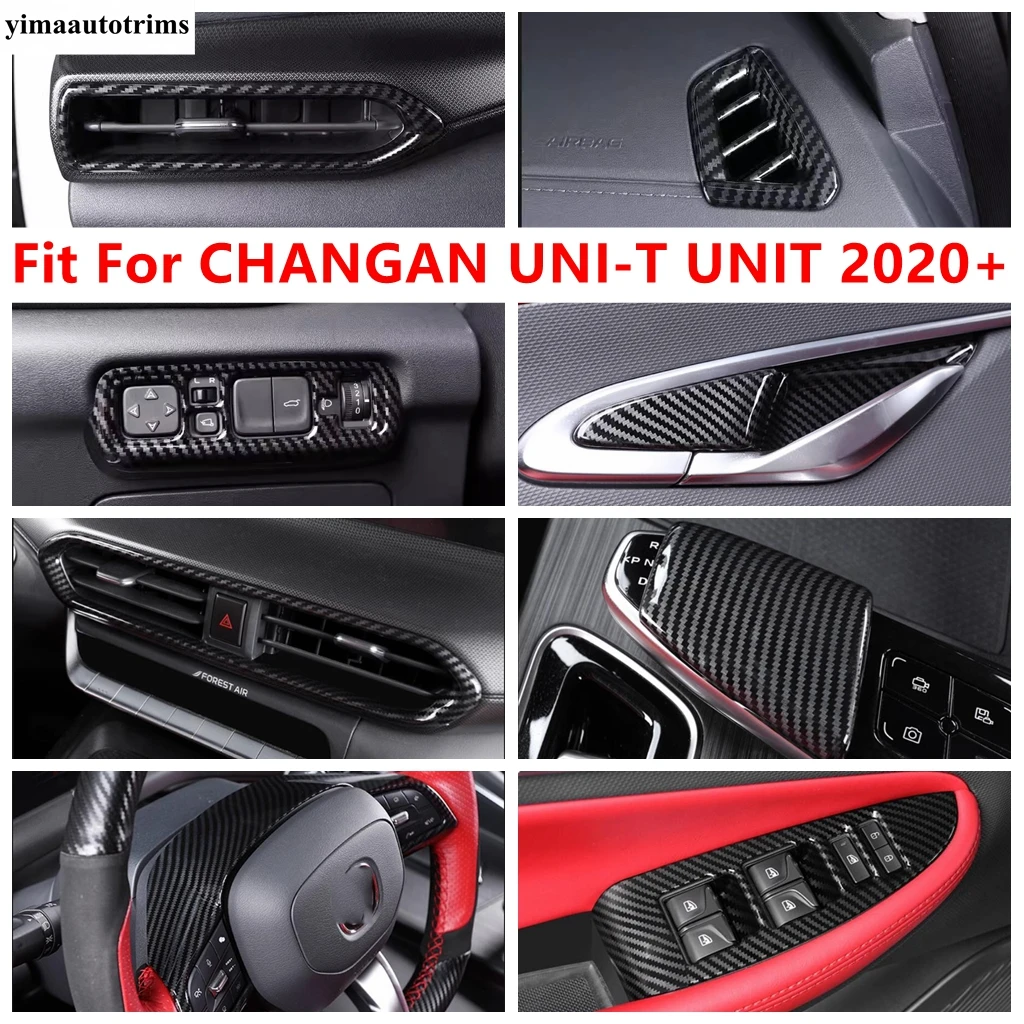 

Window Lift / Head Lamp / Steering Wheel / Side Air AC Vent Outlet Cover Trim ABS Accessories For CHANGAN UNI-T UNIT 2020 - 2023