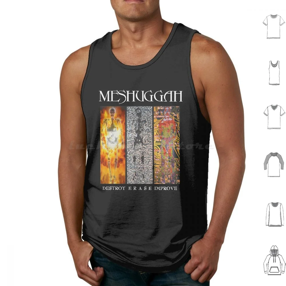 Meshuggah Classic T-Shirt Tank Tops Print Cotton Meshuggah Meshuggah Fans Meshuggah Album Meshuggah Music Meshuggah Long