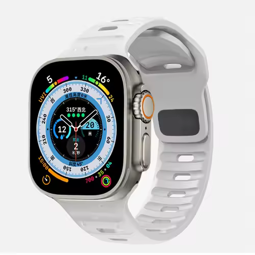 Strap For Apple Watch Band 49mm 44mm 45mm 41mm 40mm 42mm 38mm Soft Silicone sport Bracelet iwatch Serise 8 7 SE 6 5 9 Ultra 49mm - Image 19