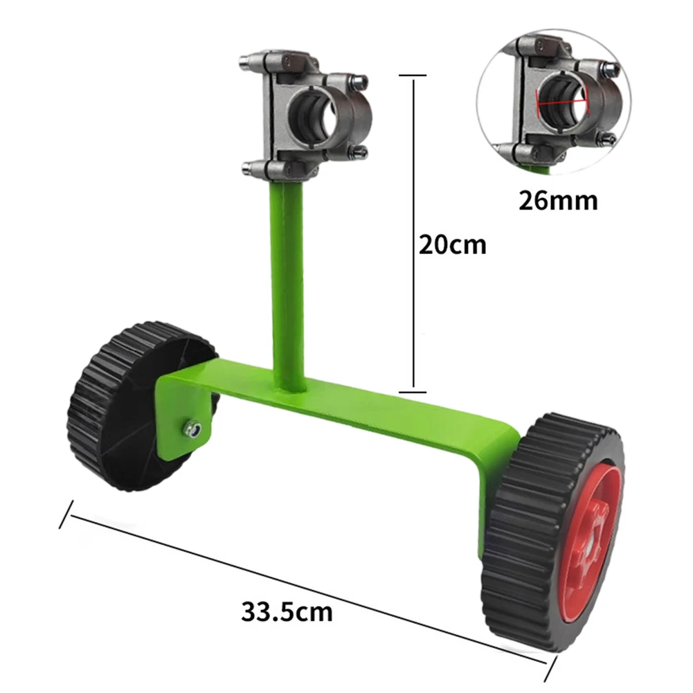 Gardening Tasks Adjustable Trimmer Wheels Yard Maintenance Comfortable Weeding Optimal Performance Reliable Attachment