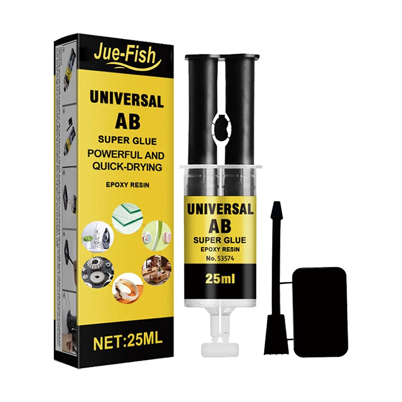 Super AB Adhesives Strong Liquid Epoxy Resin Adhesive Metal Glass Wood Repair Adhesives Quick-Drying Adhesives