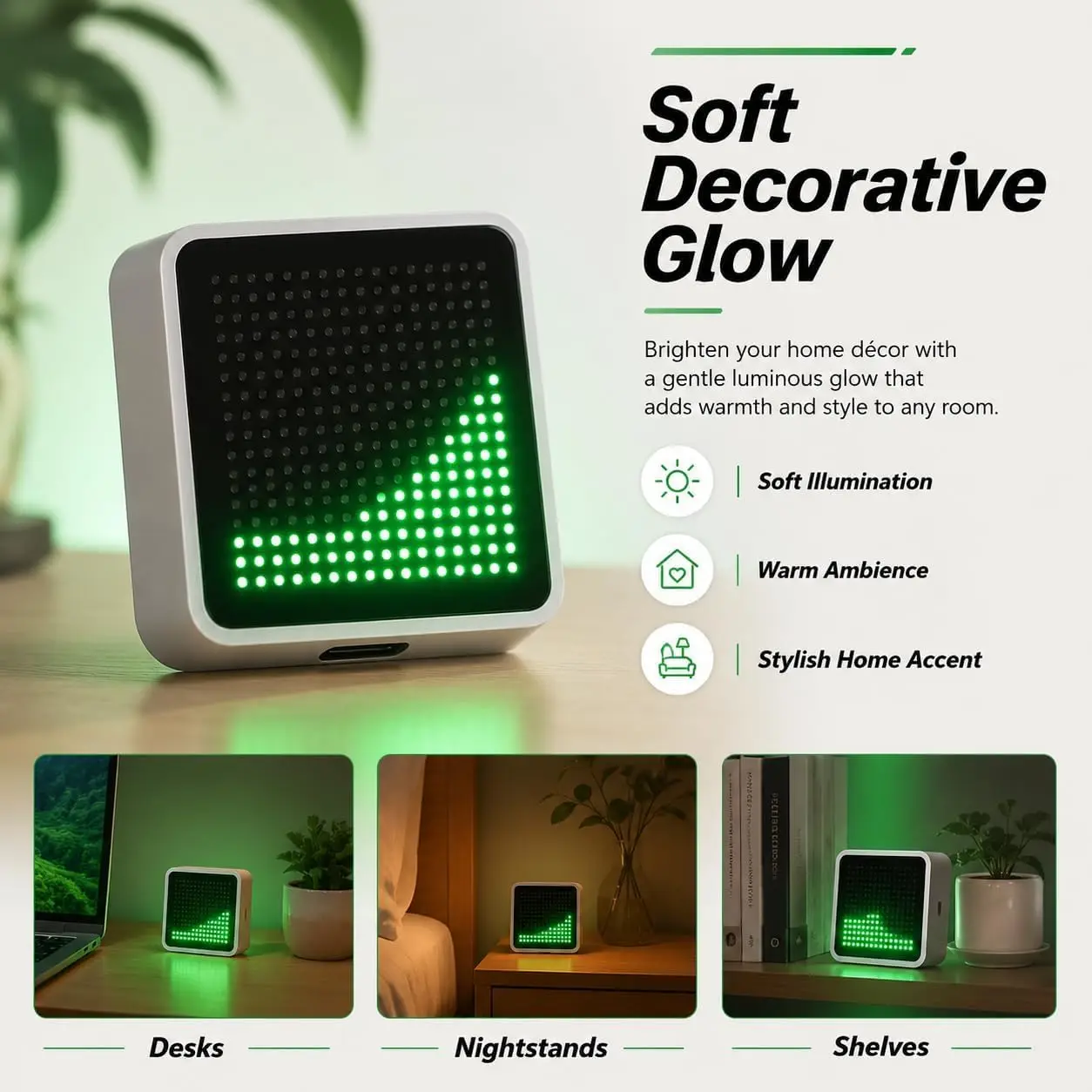 Fluid Simulation LED Lamp Water Flow Display Shaking Desktop Luminous Ornament Mini Desk Light Toy Shake Activated Ambient Light