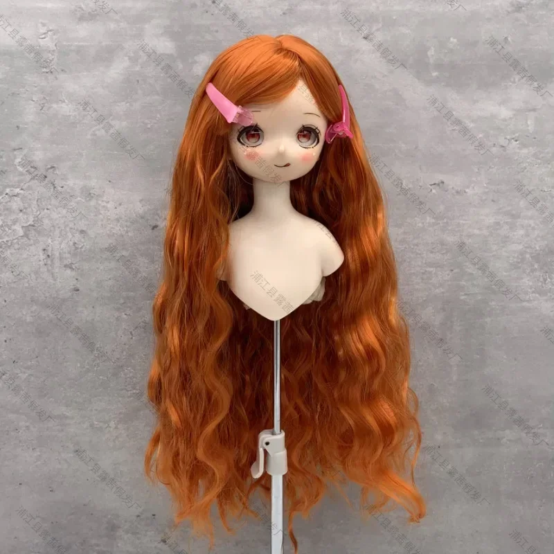 

Кукольный парик для куклы Bjd 60/45/30 см, длинные вьющиеся волосы с челкой, игрушки для девочек, платье, игровой домик, 1/3 1/4 1/6, аксессуары для кукол, без куклы