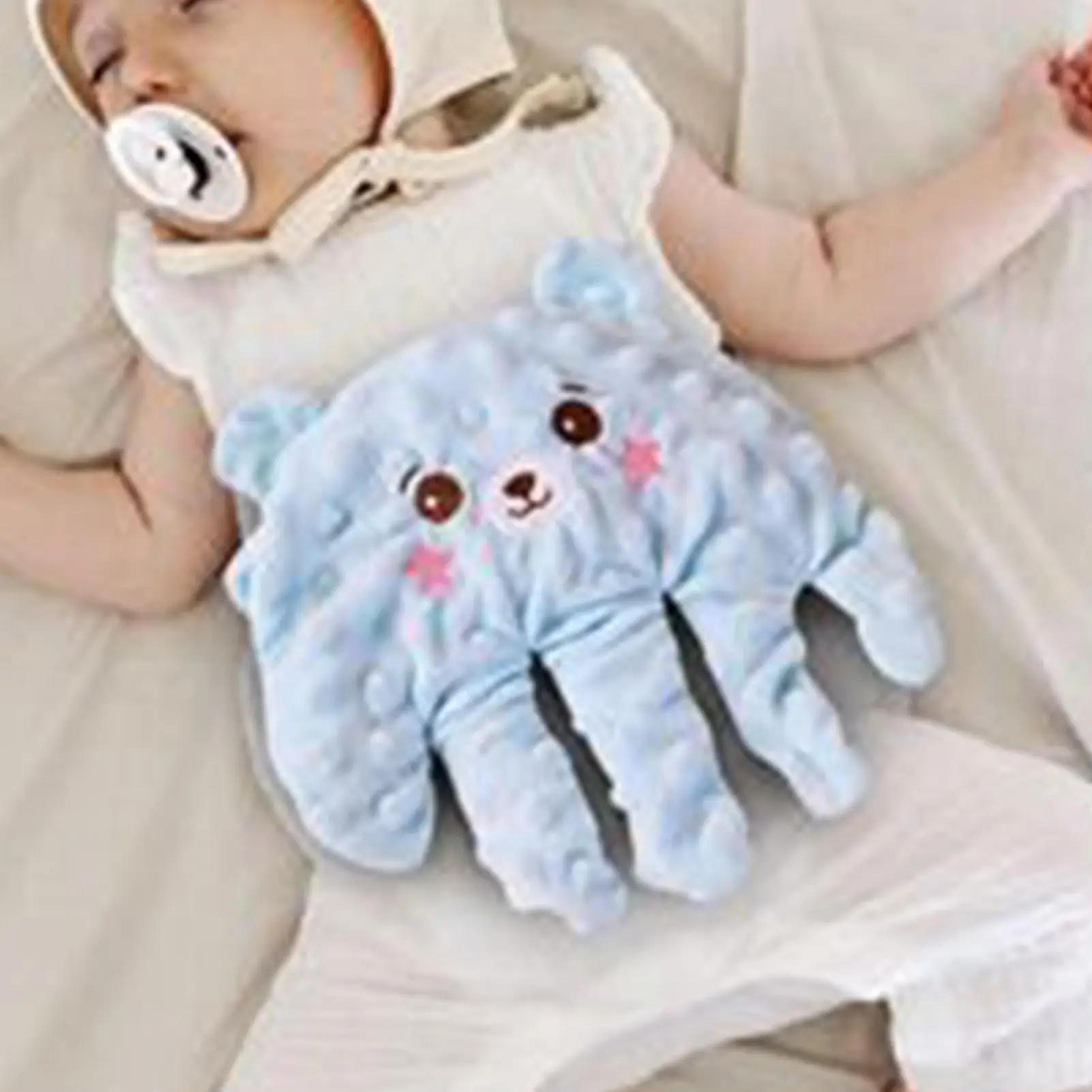 Palmo lenitivo per il sonno del bambino Aiuto automatico per il sonno del bambino Telecomando Prevenzione dello sbalzo Giocattolo di accarezzamento per i nuovi genitori Asilo nido