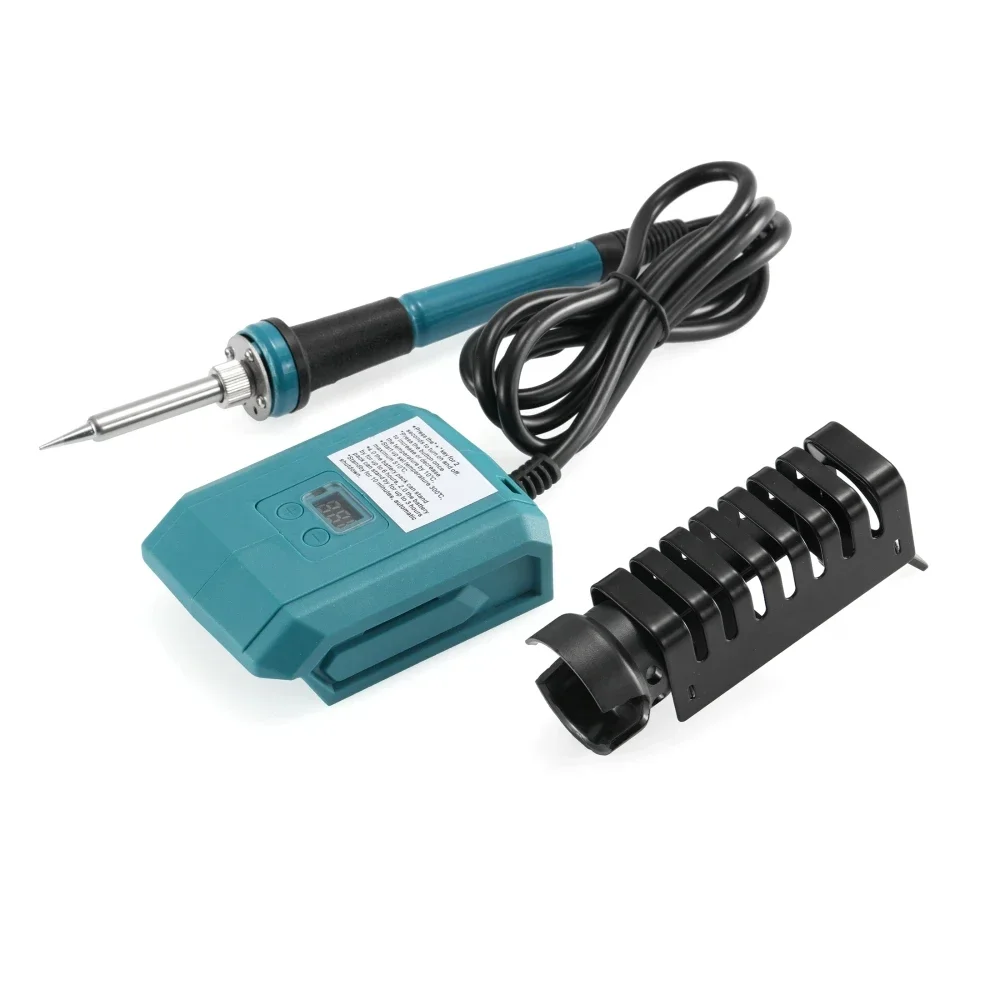 60W Electric Soldering Iron for Makita 20V Battery Household Welding Tool with Stand 936 Tip 300-500℃ Temperature Fast Heating