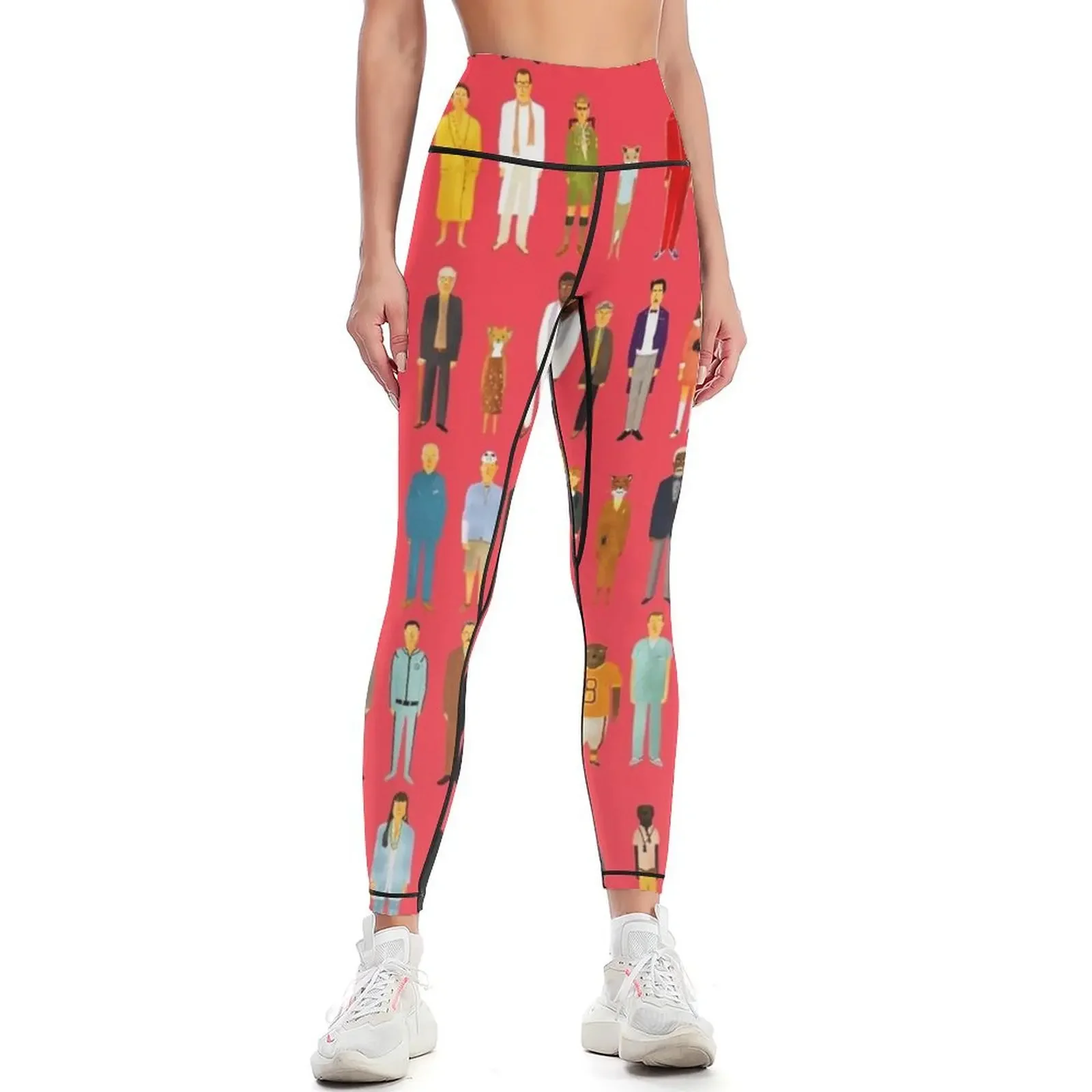 

Wes Anderson Art Show Leggings gym wear Sports female Women's trousers joggers for Womens Leggings