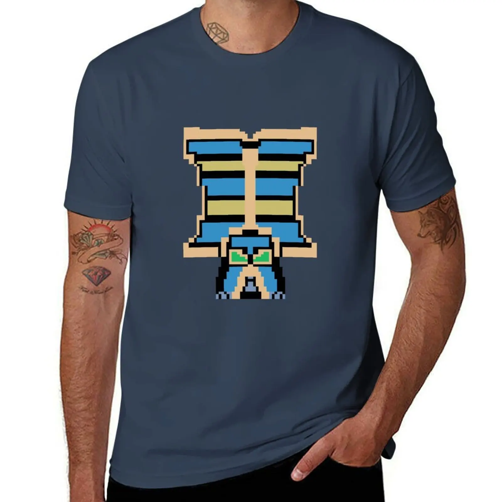 

Son Pixel Thousand Art T-Shirt Novelty Print Casual Tee Shirt