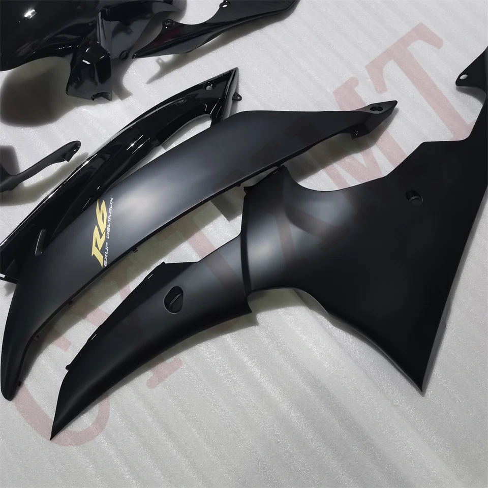 تخصيص الدراجات النارية Fairings لياماها YZFR6 YZF-R6 2008 2009 2010-2016 هدية سنام عدة YZF R6 08-16 غطاء إطاري بلاستيكي
