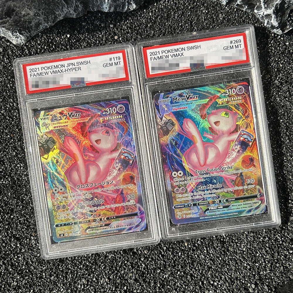 

1pcs DIY PTCG Rating Card Collection Card MEWTWO Eevee Gengar Umbreon ILLUSTRATION Pichu RARE Ex Copy 10Points Rating Card Gift