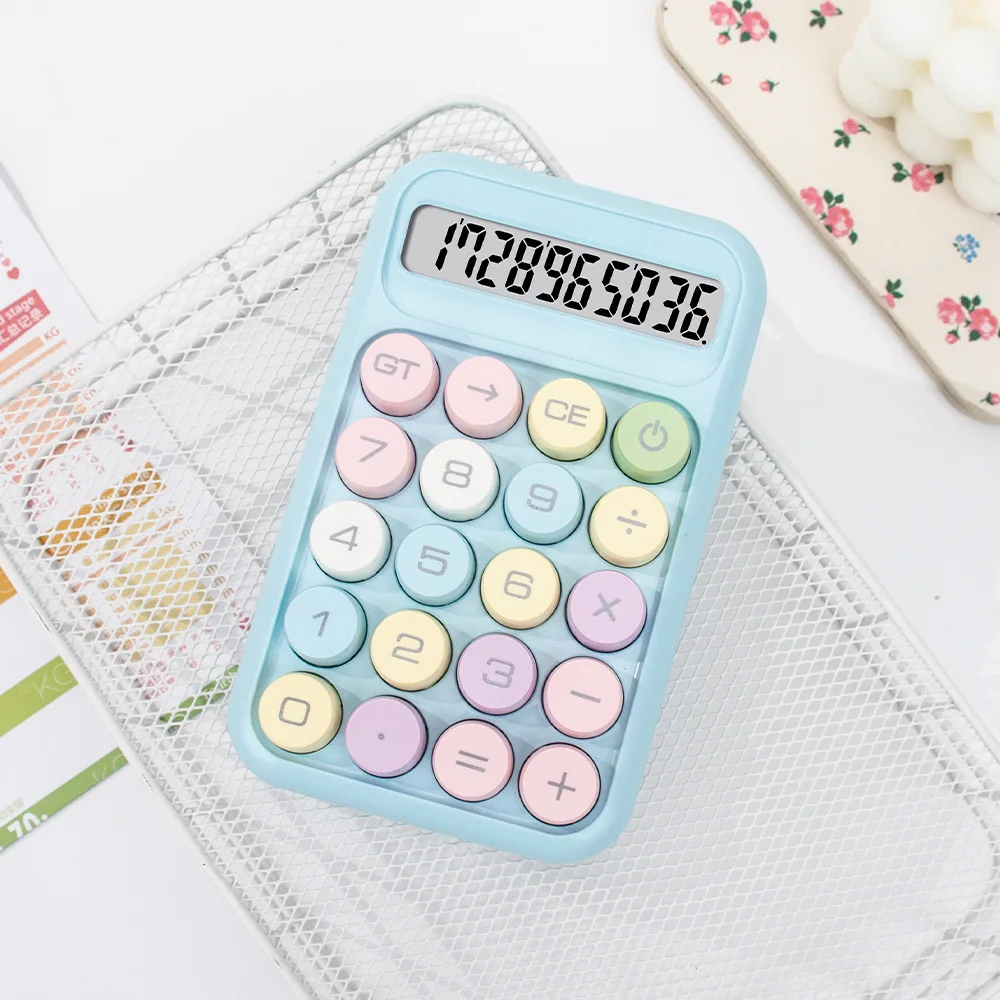 New-Style Dopamine Candy-Colored High-Aesthetic Calculator: Multi-Functional for College Students & Kids