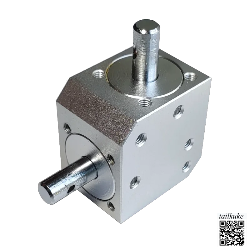 1-Module 20-Tooth Precision Steering Gear Right-Angle Gearbox (Rated for Speeds Below 2000 RPM)