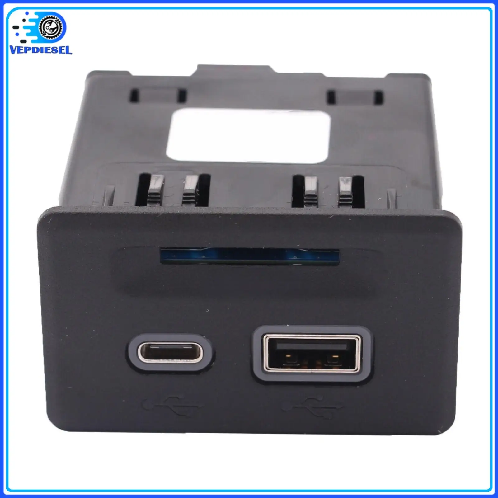 

1PC 13529869 Center Console Auxiliary USB SD Card Port For 2019 Sierra Silverado 1500 Car Accessories