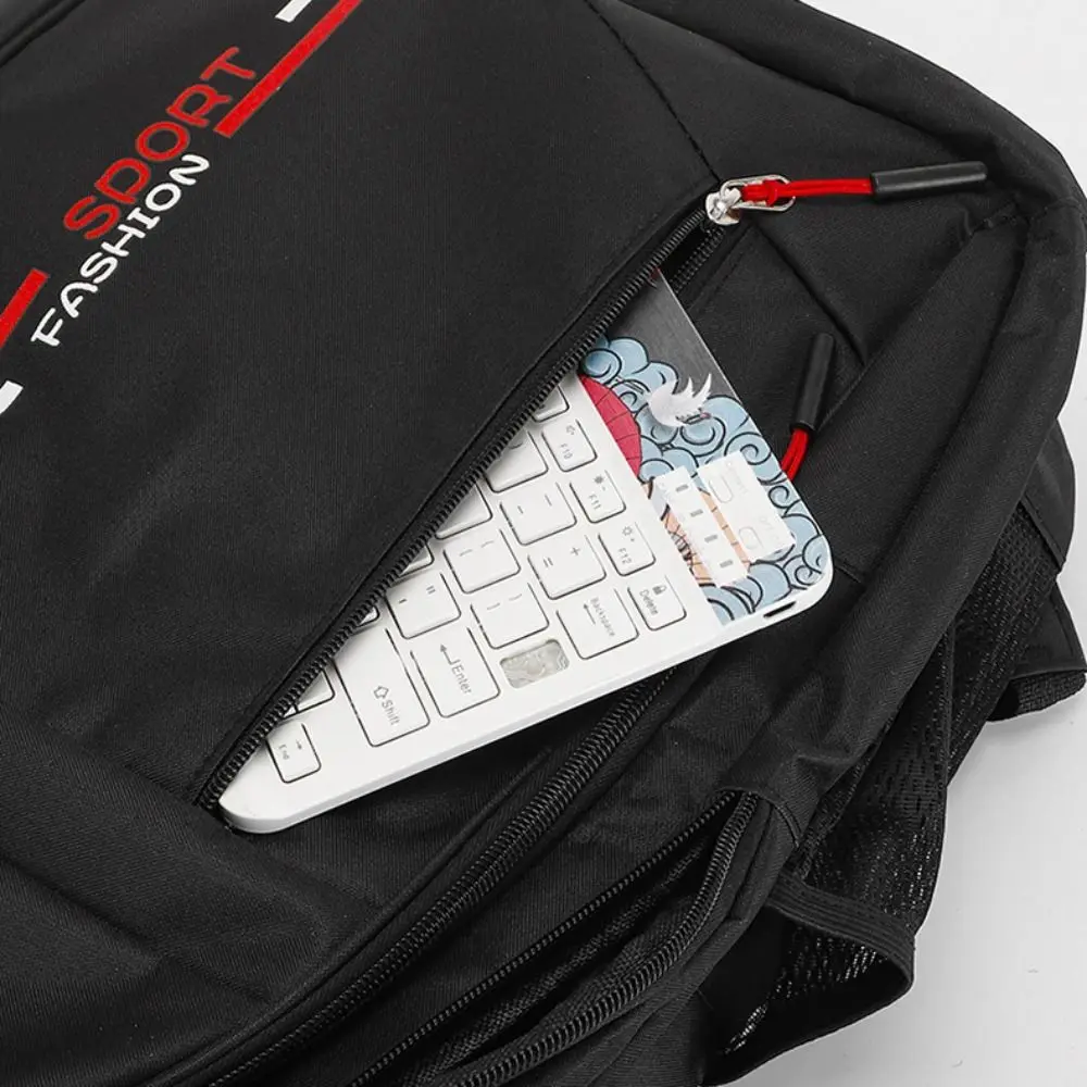 حقيبة مدرسية عملية للطلاب من النايلون بسعة كبيرة وحزام وسادة هوائية مقاوم للماء وحقائب ظهر للرجال