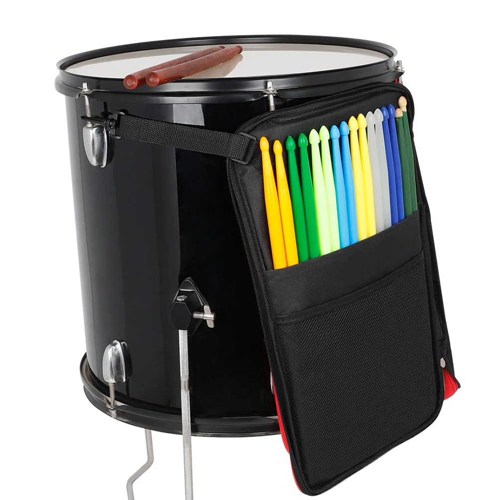 

Waterproof Wear Resistant Red Drum Stick Bag Tote Pouch Durable Oxford Material Small Backpack for Instruments Storage