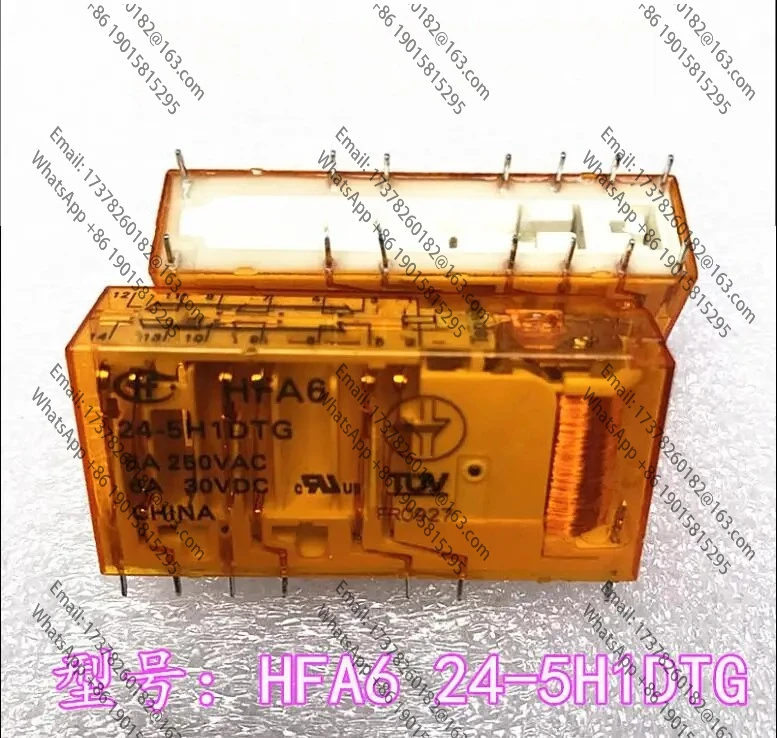 

relay HFA6 245H1DTG 24VDC DC24V 24V 6A 250VAC 14PIN
