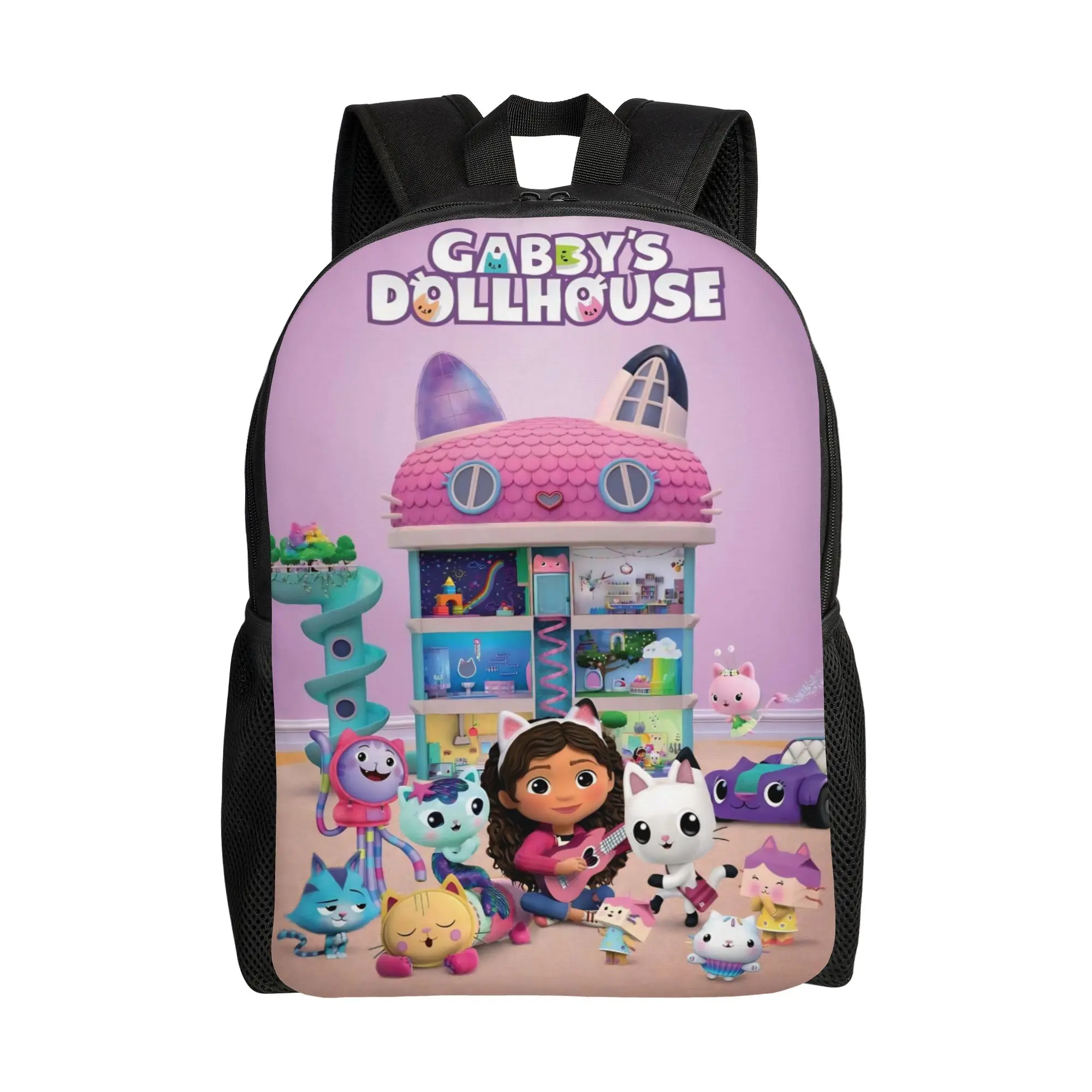 

Gabbys Dollhouses Cool Backpack Gift High School Hiking Travel Daypack for Men Women College Canvas Bags