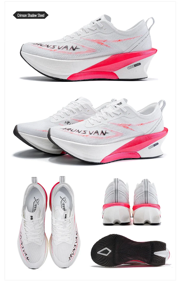 IRUNSVAN Carbonplatten-Laufschuhe mit stabiler Dämpfung eignen sich für Trainingstests und Marathon-Sportschuhe, Unisex 125 – Detail 31