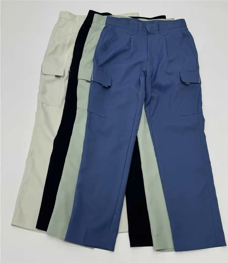 

Men's Outdoor Wearable Casual Pants Straight Leg Loose Breathable Workwear Sle Long Trousers Faionable Urban Youth Daily ...