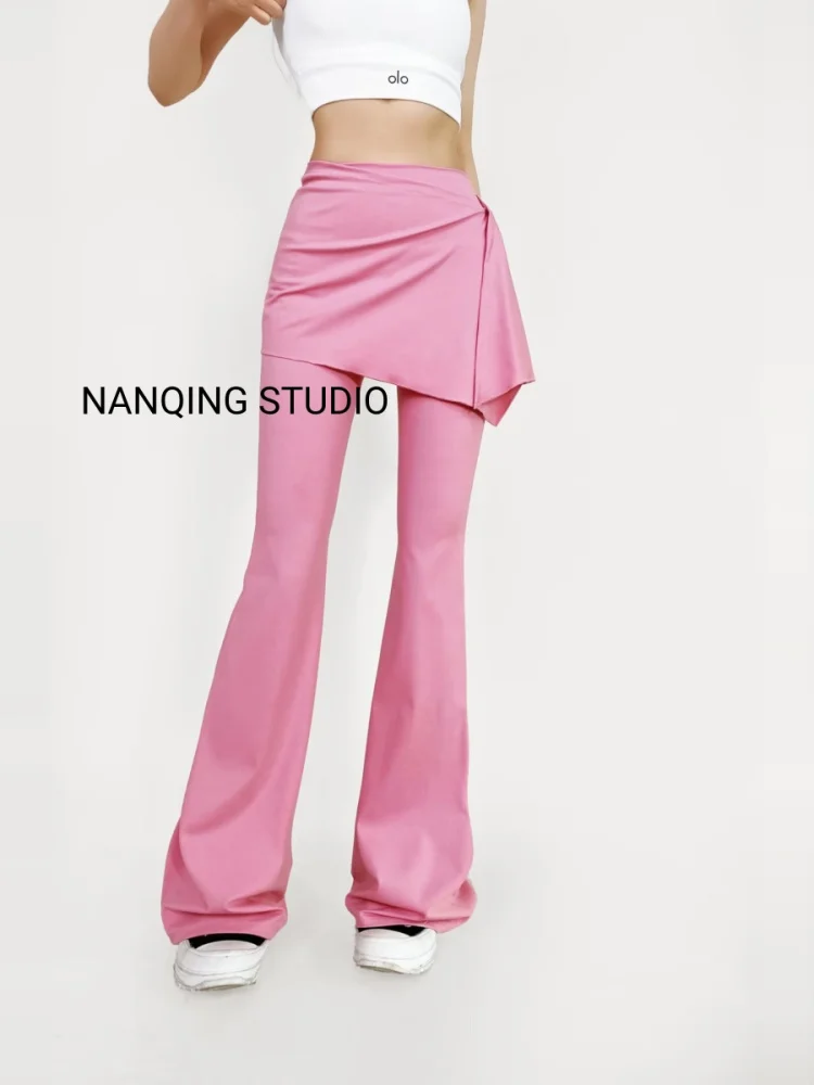 American Sle Spicy Girl Pantaloni da yoga a vita alta Donna Estate Nuovi pantaloni fitn micro svasati per il sollevamento del sedere Pilates Sport