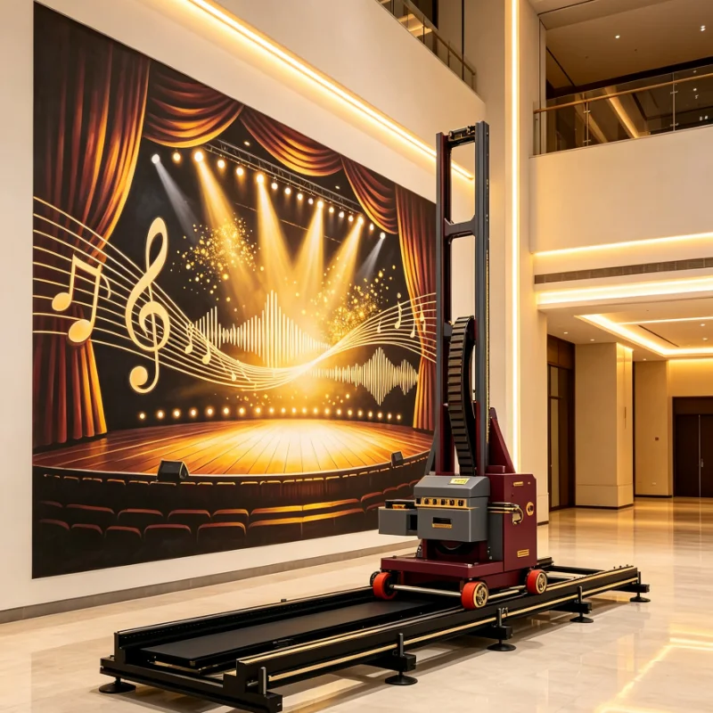 Customized Flatbed 3D UV A3 for Museum Interactive Wall Art on Acrylic Leather Glass with XP600 High Speed