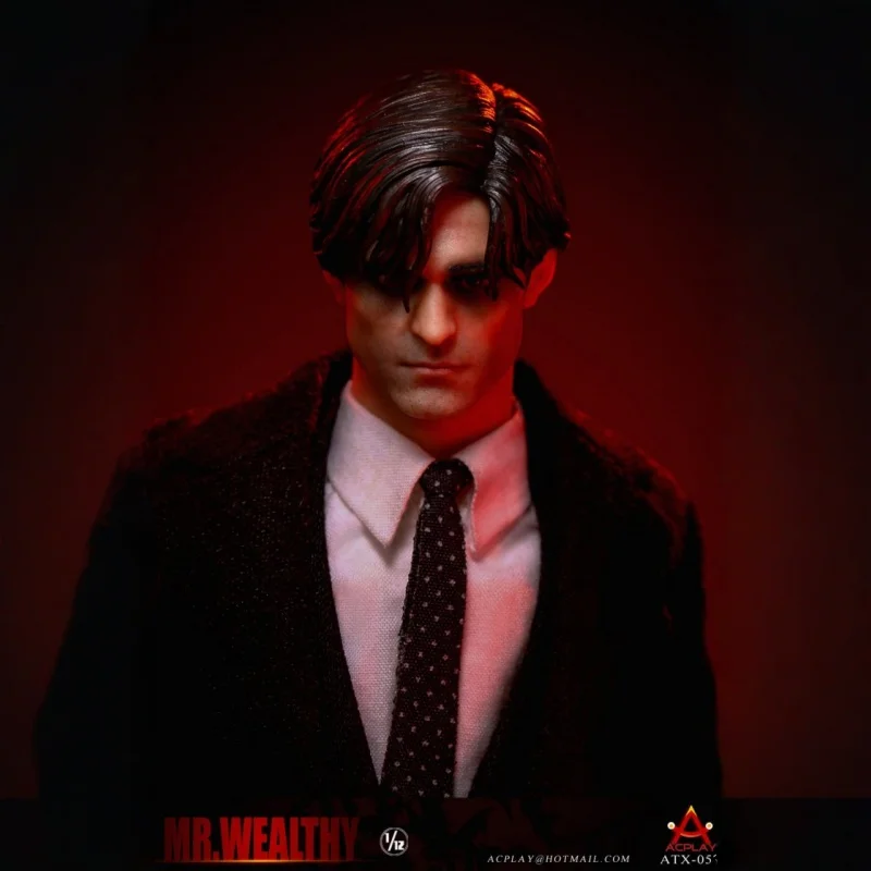 ACPLAY باتمان السيد الأثرياء عمل الشكل ATX057 الأصلي روبرت باتينسون جمع دعوى معطف Ver البلاستيكية لعبة مجسمة هدية ديكور #5