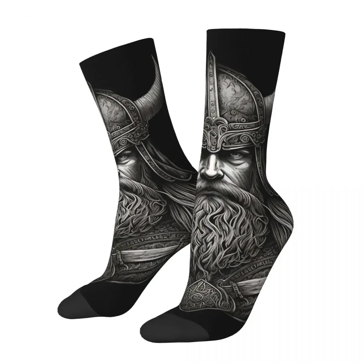 The A Fierce And Formidable Fighter Norse Unisex Winter Socks Running Happy Socks street style Crazy Sock