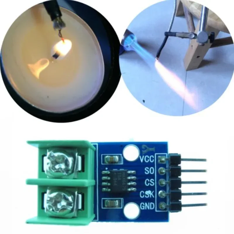 MAX6675 Thermoelement-Temperatursensor Typ K, hoch 0–800 Grad