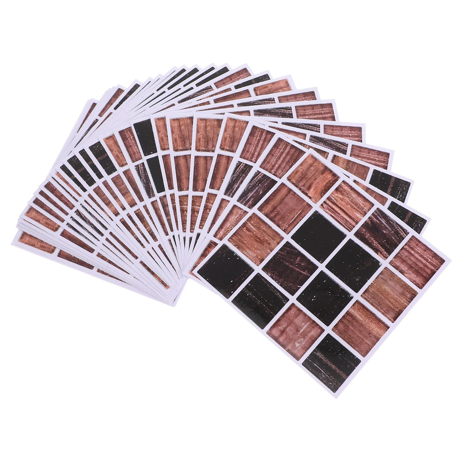 

30 PCS Waterproof Wall Stickers Backsplash Tile Peel and Mosaic Kitchen Self-adhesive Bathroom Splicing