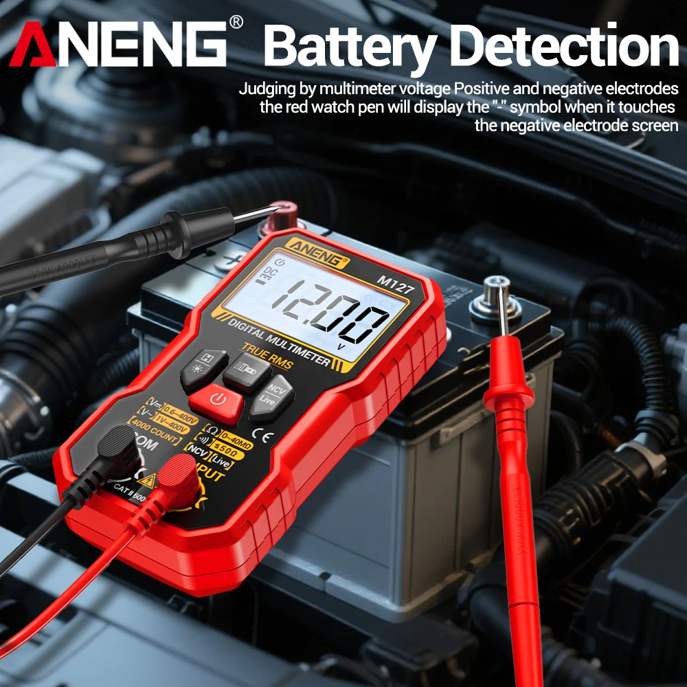 Digital Multimeter Professional Battery Level Tester Kit ANENG AC/DC Voltage Resistance NCV induction Multifunction Meter Tools
