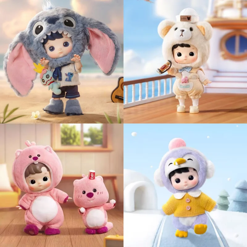 

Original Hacipupu X Stitch 1/8 Action Figure Doll Penguin Snowman Captain Toy Gift Anime Figurine Movable Joint Model Birthday
