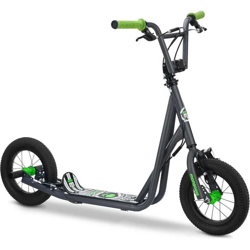 

Expo Kick Scooter,BMX-Style Handlebar & Brake Cable Rotor, Wide Foot Deck for Kids Youth Boys Girls Ages 6 and Up,Rear Axle Pegs