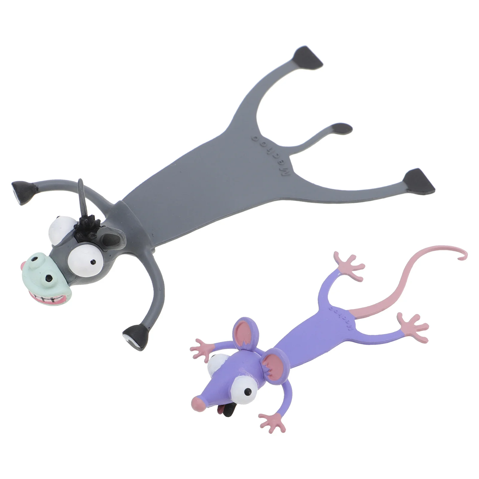 

2Pcs 3D Animal Bookmark Lovely Decorative Page Marker Gift for Friends and Family 3D Animal Bookmark Page Marker
