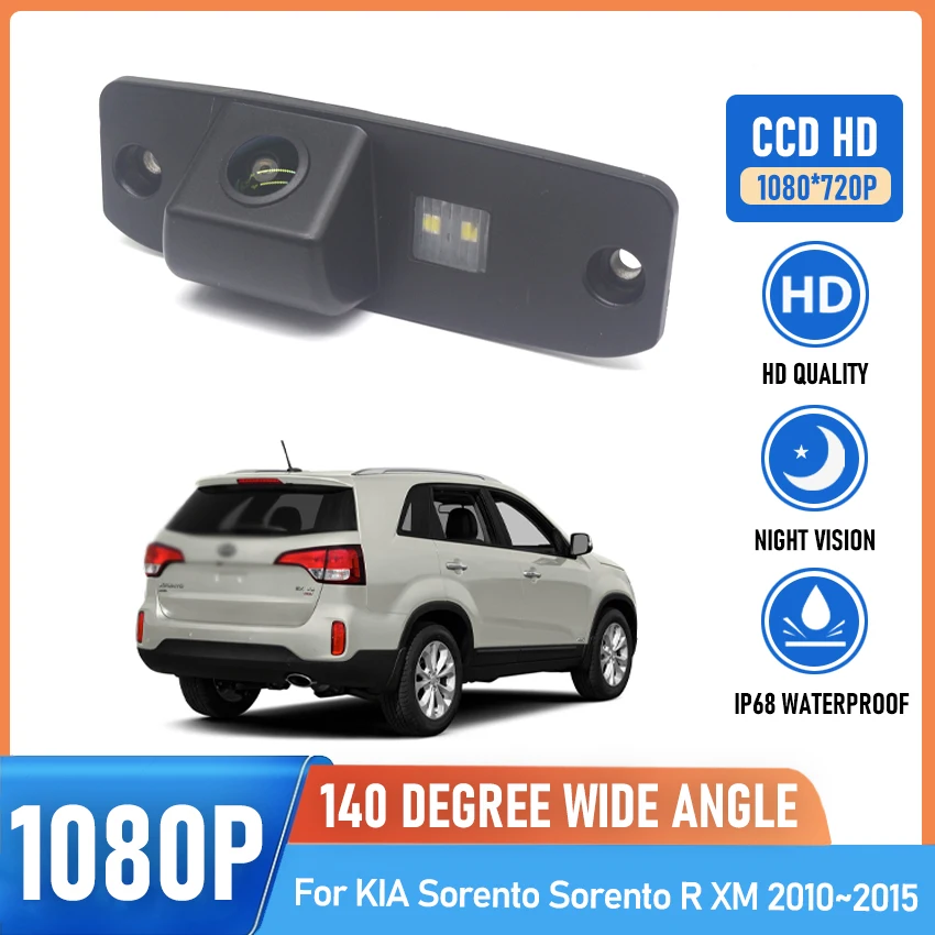 

CCD Full HD Fisheye Rear View Camera For KIA Sorento Sorento R XM 2010 2011 2012 2013 2014 2015 Car Reverse Parking Monitor