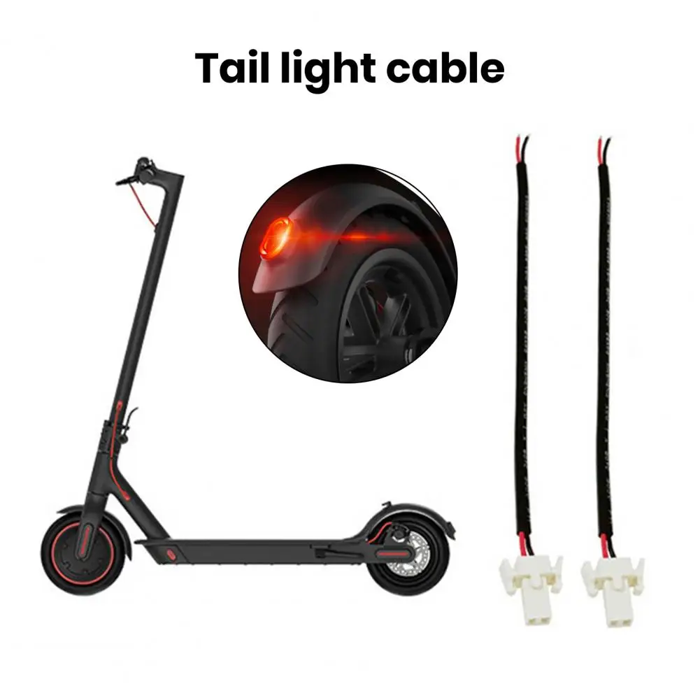 Battery Tail Lamp Cable Kick Scooter Battery Taillight Cable Electric Scooter Taillight Cable Battery for Pro/1s/essential/pro2