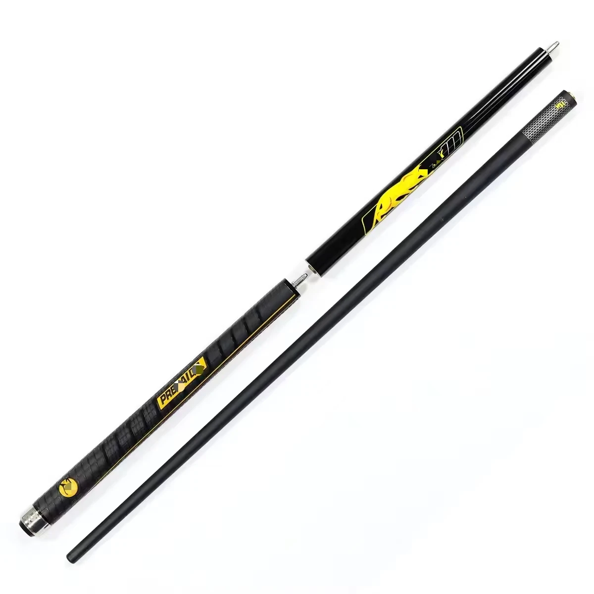 Black Carbon Fiber Tech Jump Break Pool Club High Quality Snooker Shaft
