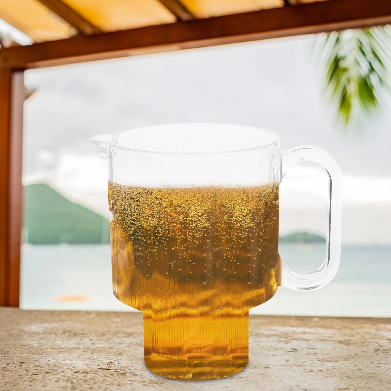 

1 шт. креативная прозрачная кружка для сока/пива, стеклянная чашка для использования в помещении и на улице, для кемпинга, путешествий, бара, стеклянная посуда