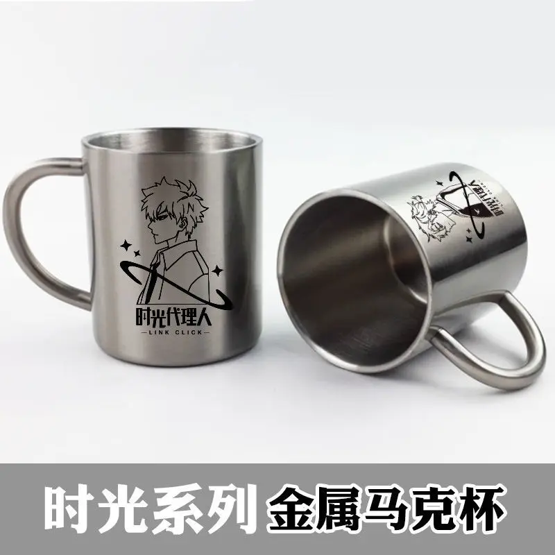 Anime Link Click Charles Lucas 300ml Double Wall 304 Stainless Steel Cup Coffee Milk Tea Water Travel Mug for Outdoor Drinking